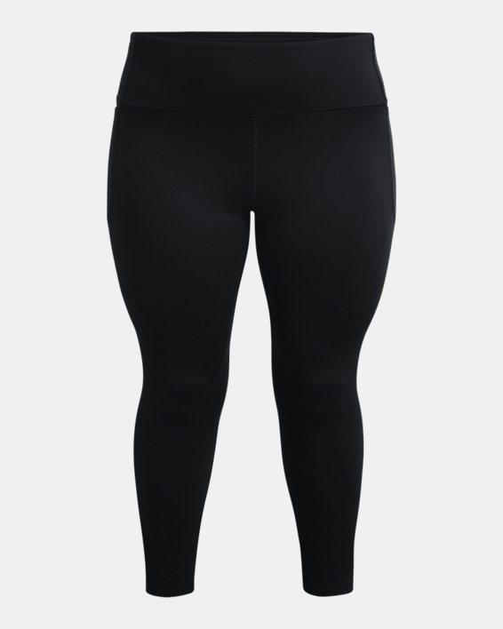 Women's UA Meridian Full-Length Leggings, Black, pdpMainDesktop image number 4
